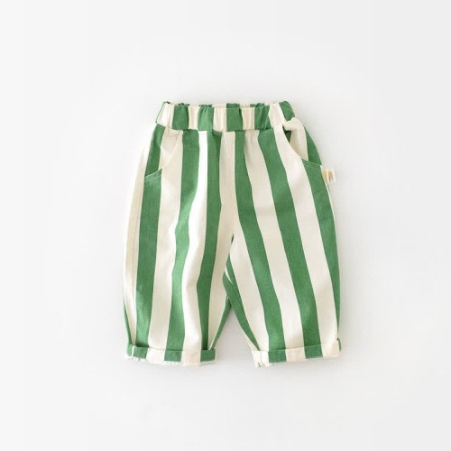 Baby Vertical Striped Casual Pants