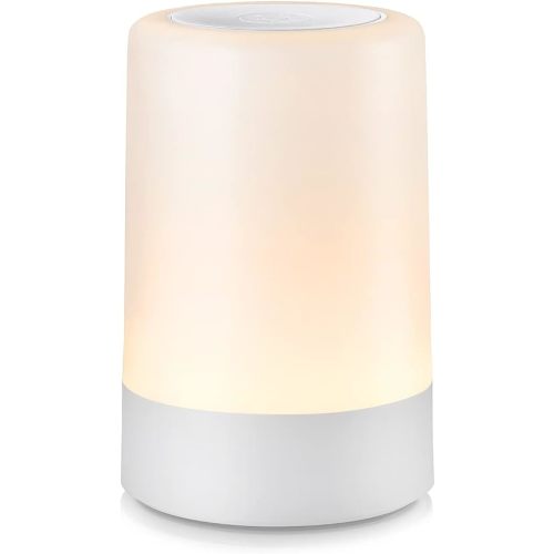 G Keni Baby Night Light, Rechargeable Nursery Night Light with Touch Control, Dimmable Soft Warm LED Bedside Lamp for Breastfeeding, Diaper Changing, Newborn Sleep Aid