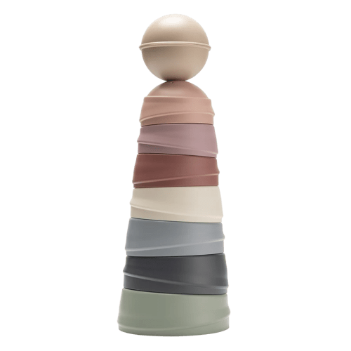 Wobbly Tower - Pastel Rainbow