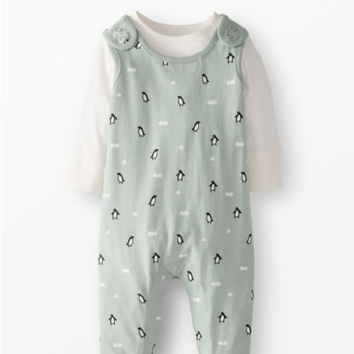 Baby Long Sleeve T-Shirt & Overalls Set | Hanna Andersson