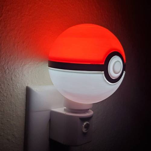 Monster Ball - Night Light 3D Printed Room Décor