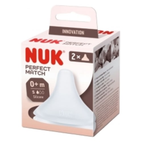 NUK Perfect Match 2 Silicone Teats 0 Months and up