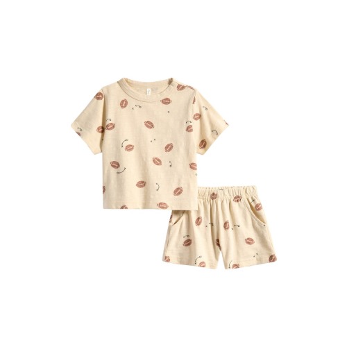 Football Print T-Shirt & Shorts Play Set