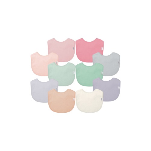 Green Sprouts Assorted 10-Pack Stay-Dry Everyday Bibs