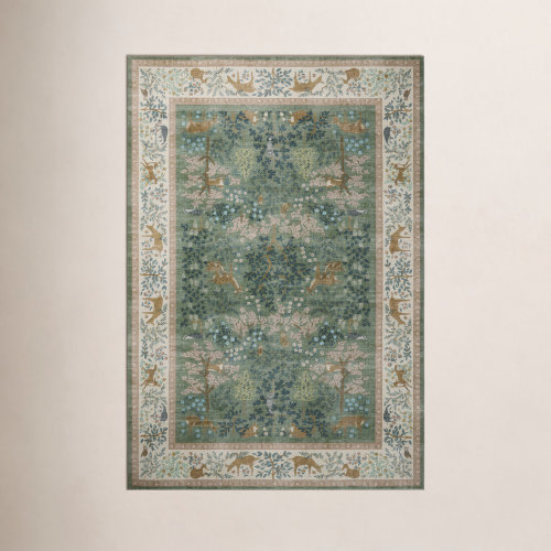 Rifle Paper Co. x Loloi Canopy Sage Blush Floral Rug & Reviews | Birch Lane
