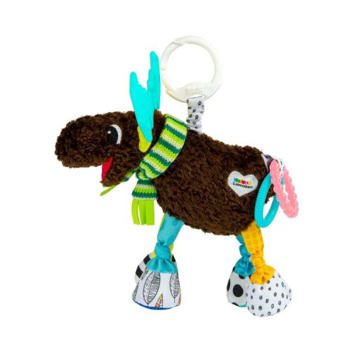 Lamaze Mortimer the Moose Toy: Teether, Clip-On, Multiple Textures