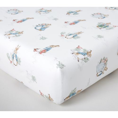 Peter Rabbit™ Organic Crib Fitted Sheet