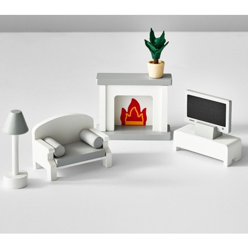 Living Room Dollhouse Accessory Set