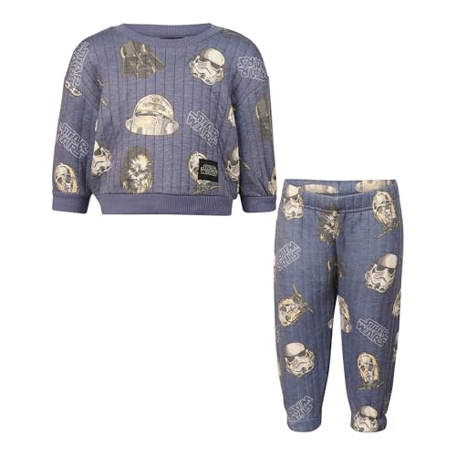 Magic Threadz Disney Clothes Baby Boys Quilted Fleece Outfit Set Mickey, Stitch, Pooh, Toy Story, Marvel & StarWars (12M-24M)