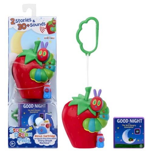 Little Tikes Story Dream Pals World of Eric Carle The Very Hungry Caterpillar, Interactive Story Telling 4 Figure with Bonus Story Cartridge, Talks, Lights Up, Key Chain, Ages 3+