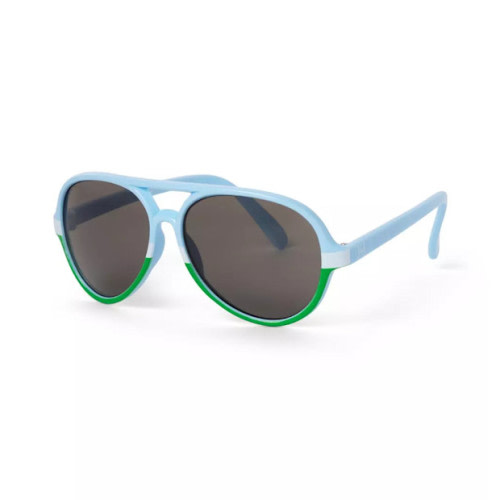 Stripe Aviator Sunglasses