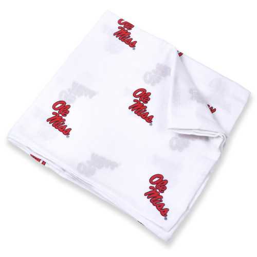 Three Little Anchors College Swaddle Blanket - Mississippi Ole Miss