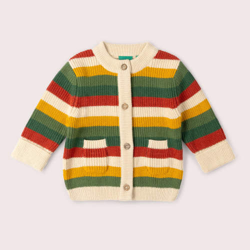 Spring Rainbow Knitted Snuggly Cardigan – Little Green Radicals