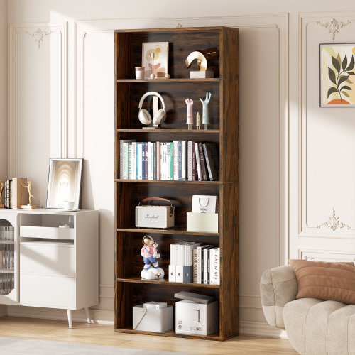 Millwood Pines Emedio 70.9" H Standard Bookcase & Reviews | Wayfair