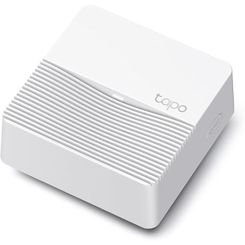 TP-Link Tapo Smart Hub with Built-In Chime, REQUIRES 2.4GHz Wi-Fi, Connect up to 64 Smart + 4 Camera Devices, Sub-1G Low-Power Wireless Protocol, 512GB Local Storage, Tapo H200