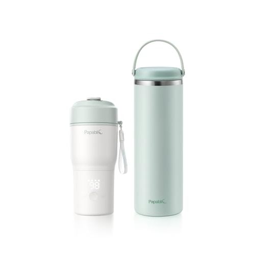 Papablic Portable Bottle Warmer & 360° Breastmilk Cooler