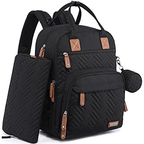Baby Diaper Bag Backpack, 4 in 1 kit Large Capacity Travel Backpack