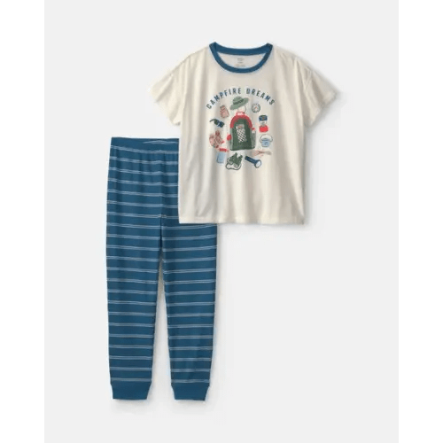 Boys Camp Short-Sleeve 2-Piece Pajama Set | Carter's