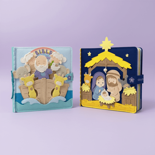 Bible Bundle: Old Testament Stories & Christmas Bible Stories Quiet Books