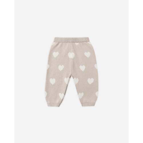 Heart Knit Pants Oat