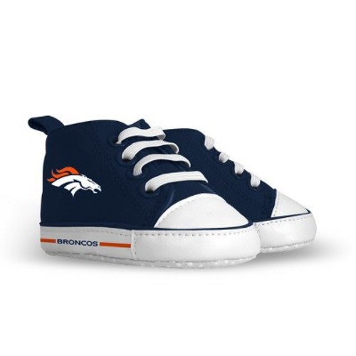 BabyFanatic Pre-Walkers High-Top Unisex Baby Shoes -  NFL Denver Broncos
