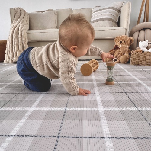 Plaid - Stone – Munchkin & Bear
