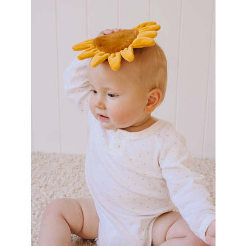 Tikiri Crinkle Scrunch Sensory Toy - Sunflower