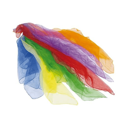 Set of 6 Nylon Scarves