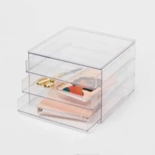 3 Drawer Storage Clear - Nipples and Bottle Storage