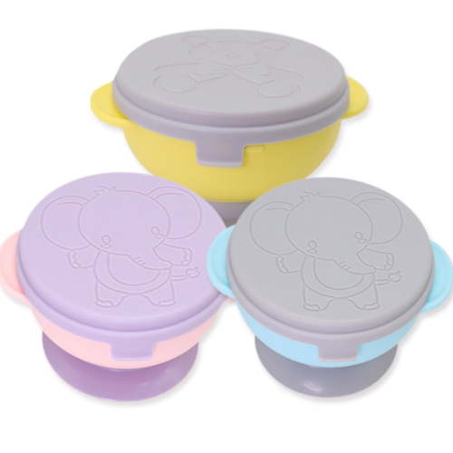 Travelwant Baby Bowls with Suction - Silicone for Babies Kids Toddlers - BPA Free - First Stage Self Feeding