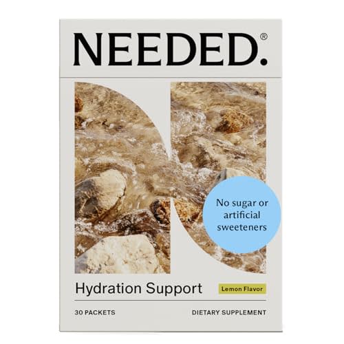 Needed Hydration Support with Electrolytes for Pregnancy & During Lactation & Trace Minerals – 30 Packets Lightly Sweetened with Real Fruit, Lemon