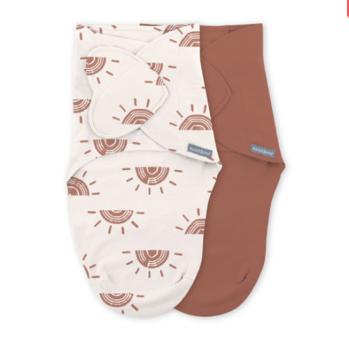 SwaddleMe by Ingenuity Monogram Collection Stage 1 Swaddle 2pk | Baby Blankets & Swaddles | SwaddleMe by Ingenuity