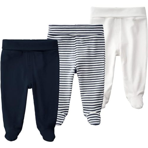 Teach Leanbh 3 Pack Footed Pants High Waist Casual Leggings