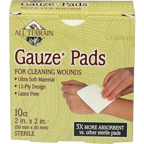 All Terrain Gauze Pads 2 X 2, 10 Ct