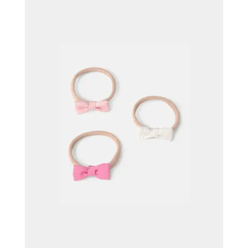 Baby Girl 3-Pack Bow Hair Wraps | Carter's