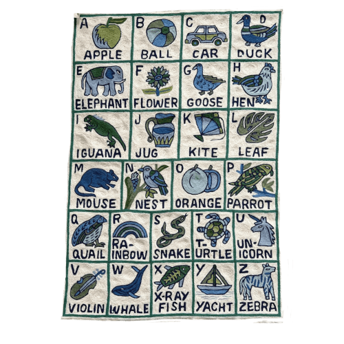 Alphabet tapestry, Machoi