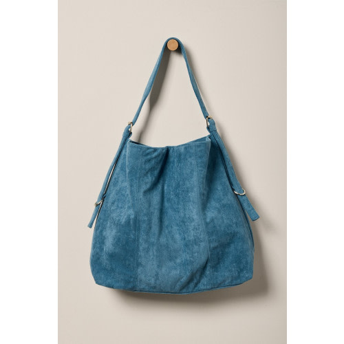 Nancy Suede Slouchy Tote Bag