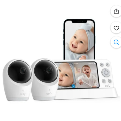eufy Baby Monitor E21 with 2 4K UHD Cameras