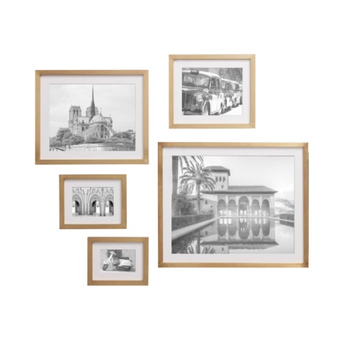 Antique Brass Metal Clad Wall Picture Frame - World Market