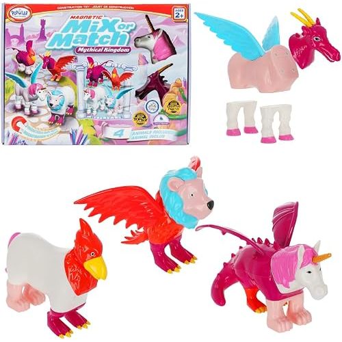 POPULAR PLAYTHINGS Large Magnetic Mix or Match Pastel Mythical Kingdom