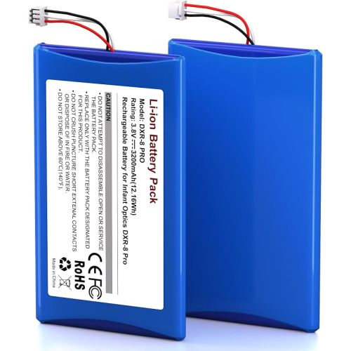 Fulpower Replacement Battery for Infant Optics DXR-8 PRO and PRO SS