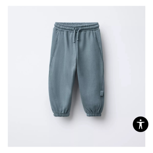 LABEL JOGGER PANTS - Blue / Gray | ZARA United States