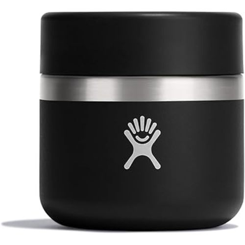 Hydro Flask Food Jar 8 Oz Black– Insulated Stainless Steel, Snack Travel Container for Hot Food, Lunch, & Soup