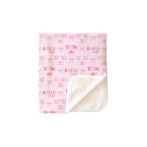 Personalized Kids Blanket | Little Sis