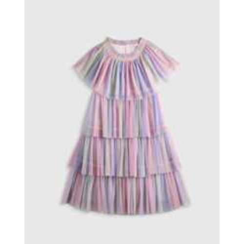 Recycled Tulle Tiered Dress - Kid in Rainbow