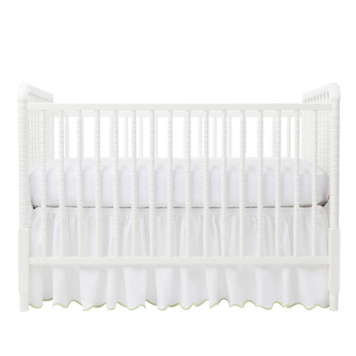 Thyme Pique Crib Skirt