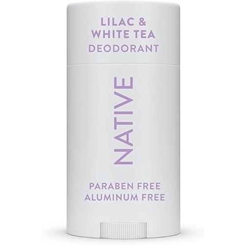 Native Deodorant Contains Naturally Derived Ingredients, 72 Hour Odor Control | Seasonal Scents for Women and Men, Aluminum Free with Baking Soda, Coconut Oil and Shea Butter | Lilac & White Tea