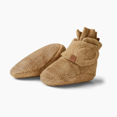 Goumi Kids Mountain Collection Organic Cotton Knit Boots - Acorn, 0-3M
