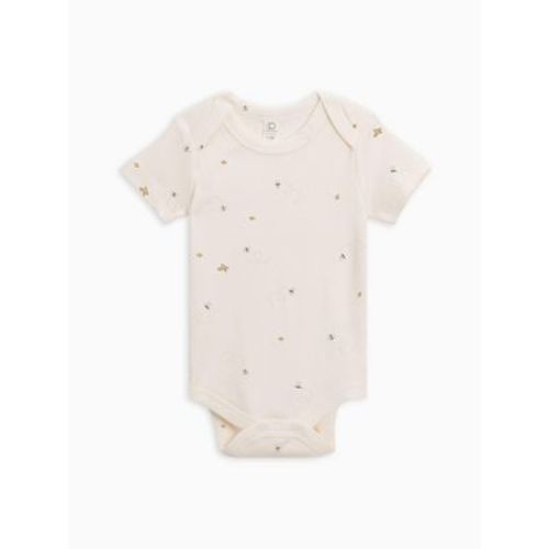 Colored Organics Afton Bodysuit - Bee / Pewter Bee / Pewter 18-24M