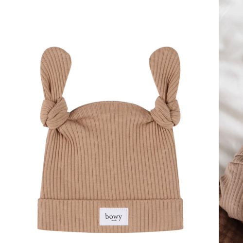 Double Knot Beanie - Chocolate